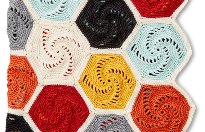 Crochet Hexagons Blanket Pattern