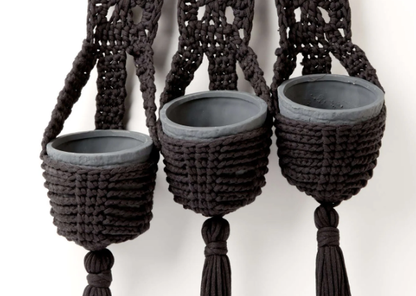 Crochet Hanging Plant Trio Pattern